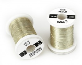 Flat Colour Wire, Medium, Wide, Light Gold